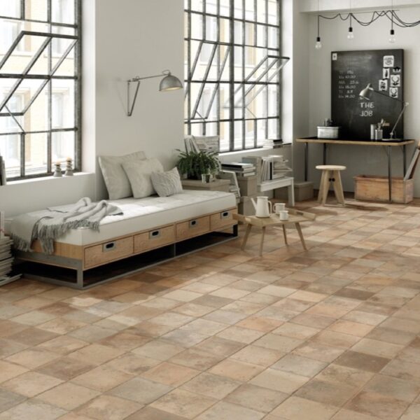 Carrelage effet terre cuite, Villa andalusa chez Piastrella - salon
