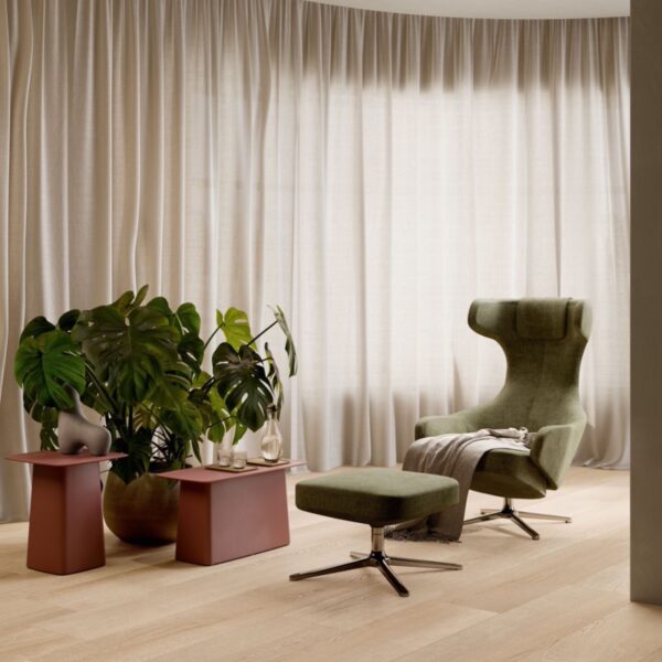 Carrelage effet bois, Eleganza Rovere chez Piastrella - salon coloris Sand