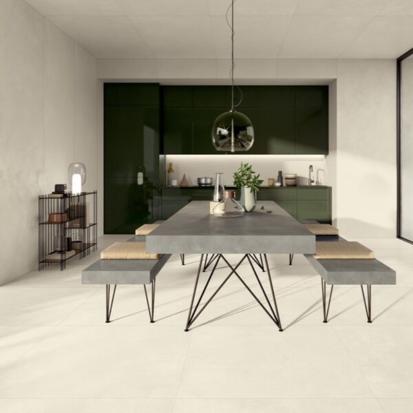 Carrelage effet ciment, Cement Project chez Piastrella - cuisine coloris Color-00