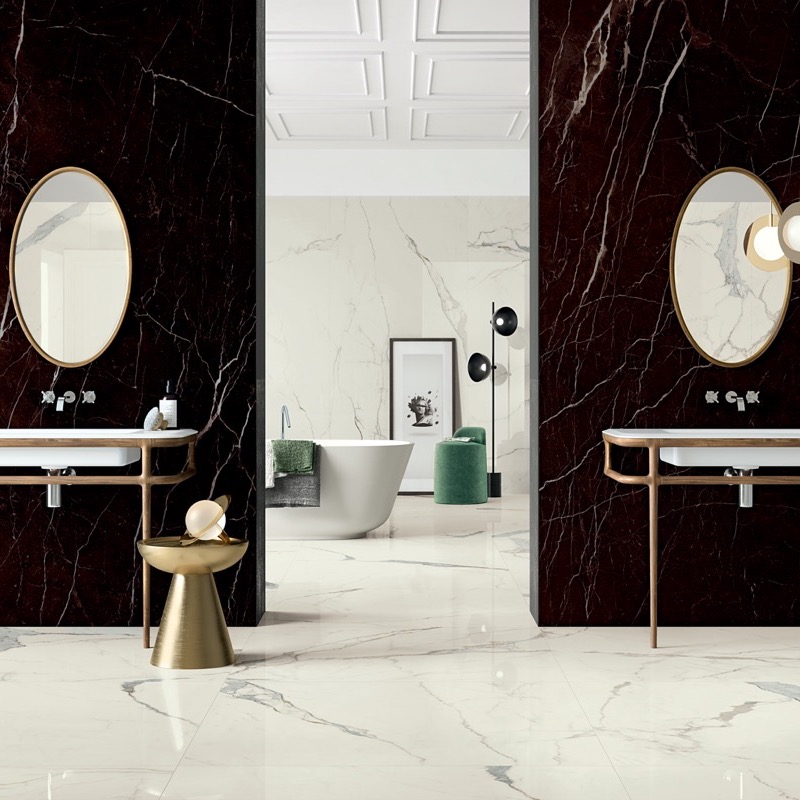 Focus sur Cotto d'Este : la marque italienne qui a réinventé le grès cérame 4 Carrelage Cotto d'Este chez Piastrella, collection Vanity finition Touch mate