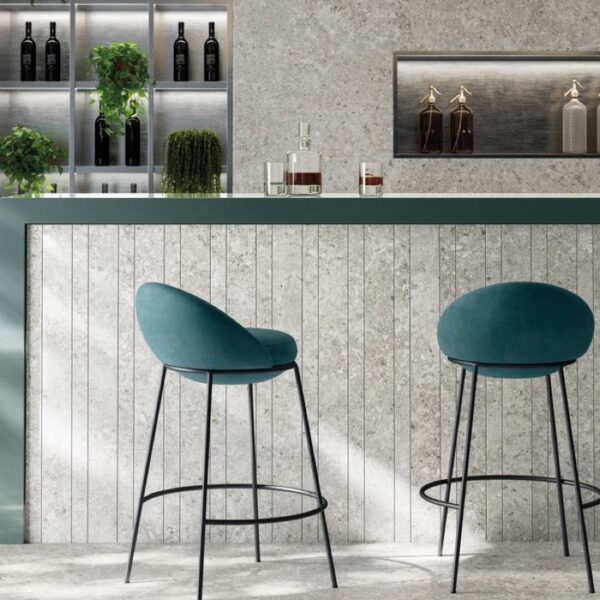 Carrelage effet pierre, Legno Eco chez Piastrella - bar coloris Grey