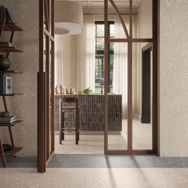 Carrelage effet terrazzo, Stone Balance chez Piastrella - cuisine