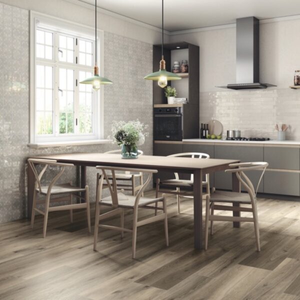 Carrelage effet zellige, Esprit Lisbonne chez Piastrella - crédence cuisine coloris Grey, motif étoile