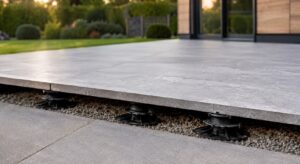Accueil 22 Terrasse en carrelage grès cérame posé sur plots réglables chez Piastrella
